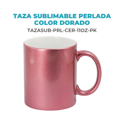 Taza de Cerámica Perlada 325ml: Elegancia Lista para Sublimar - Imagen 2