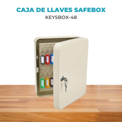 Cofre Guarda 48 Llaves con Apertura de 2 llaves - Imagen 2