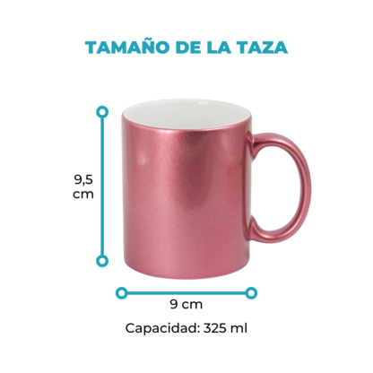 Taza de Cerámica Perlada 325ml: Elegancia Lista para Sublimar - Imagen 3