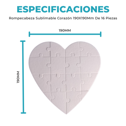 Rompecabeza de Cartón para Sublimar 16/40 Piezas - Imagen 3