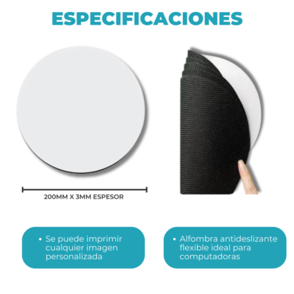 Mousepad Sublimable de Goma con Tela - Imagen 10