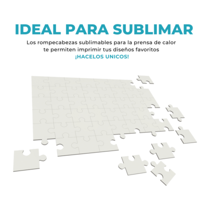 Rompecabeza de Cartón para Sublimar 16/40 Piezas - Imagen 13