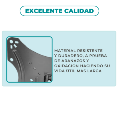 Soporte TV Compacto y Sólido – Ideal para Espacios Reducidos VESA 200x200 - Imagen 9