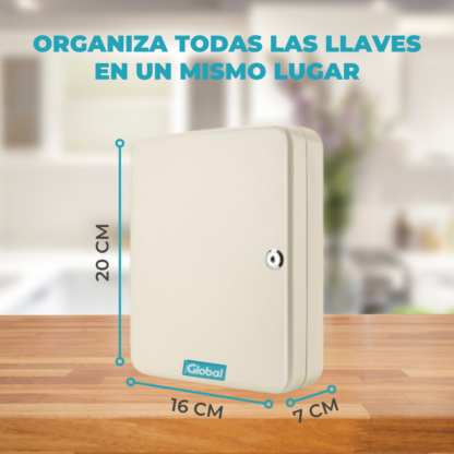 Cofre Guarda 20 Llaves con Apertura de 2 llaves - Imagen 9