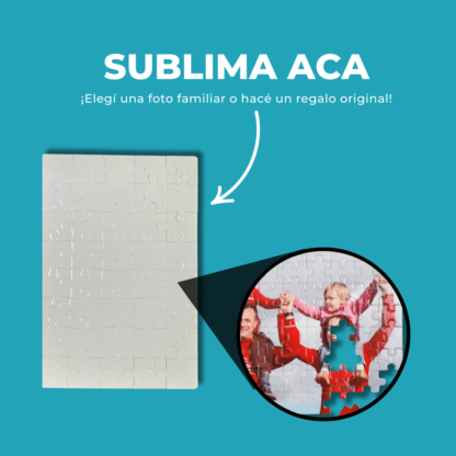 Rompecabeza de Cartón para Sublimar 16/40 Piezas - Imagen 14