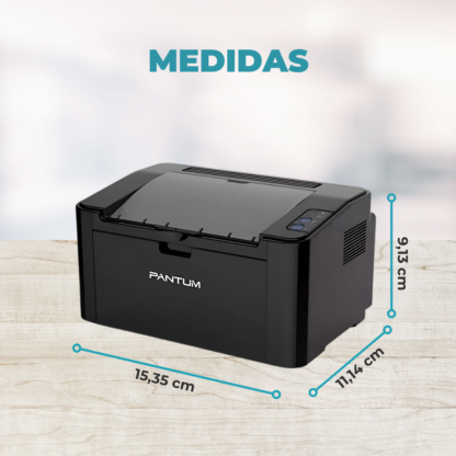 Impresora Pantum P2200W Monocromática Wifi - USB - Imagen 6