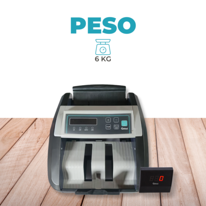 Contadora de Billetes de Carga Superior con Doble Visor LED y Detección de Billetes Falsos UV IR 220V - Imagen 11