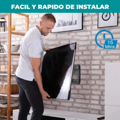 Soporte TV Compacto y Sólido – Ideal para Espacios Reducidos VESA 200x200 - Imagen 2