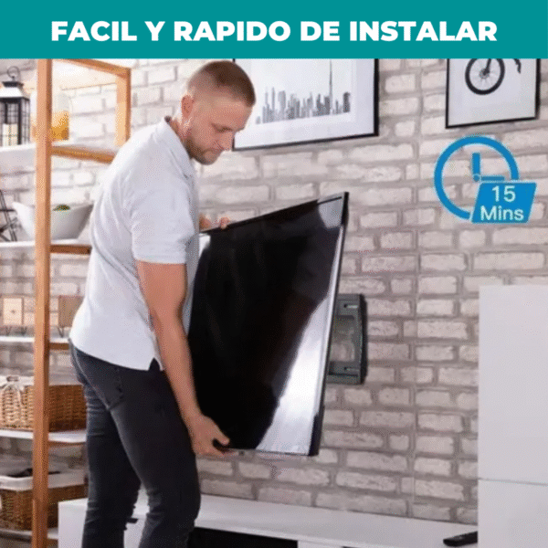 Soporte TV Brazo Móvil Simple Largo Reforzado de 14¨ a 42¨ hasta 25kg - Imagen 5