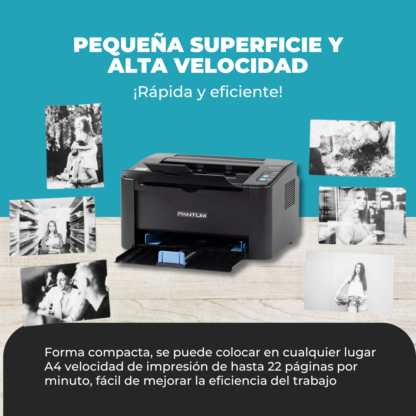 Impresora Pantum P2200W Monocromática Wifi - USB - Imagen 7