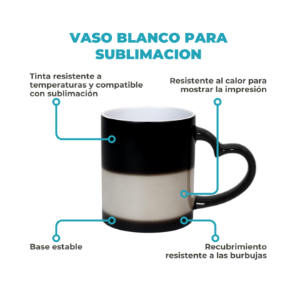 Taza Mágica Ceramica 11oz: Tu Diseño Aparece con el Calor - Imagen 7