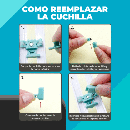 Cutter Compás para Cortes Circulares + 3 Repuestos – Precisión y Practicidad - Imagen 7