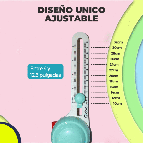 Cutter Compás para Cortes Circulares + 3 Repuestos – Precisión y Practicidad - Imagen 8