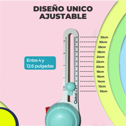 Cutter Compás para Cortes Circulares + 3 Repuestos – Precisión y Practicidad - Imagen 8
