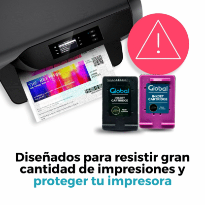 Cartucho de Tinta Compatible con HP 122XL (Negro-Tricolor) - Imagen 6