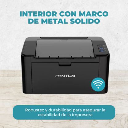 Impresora Pantum P2200W Monocromática Wifi - USB - Imagen 10