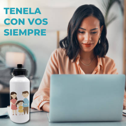Botella Sublimable 500ml: Diseño, Resistencia y Doble Tapa Deportiva - Imagen 9
