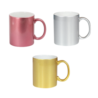 Taza de Cerámica Perlada 325ml: Elegancia Lista para Sublimar