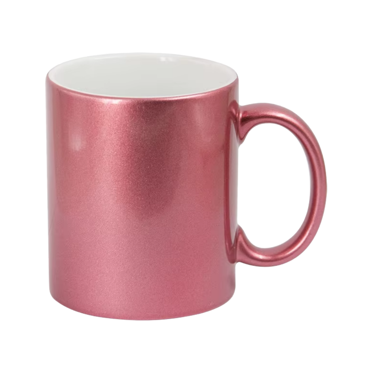 Taza Sublimable Perlada de Ceramica Recta con Asa de 11oz 325cm3 - Global Electronics