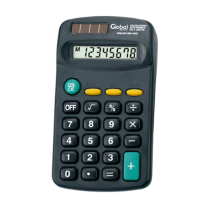 Calculadora De Bolsillo De 8 Dígitos Plastica Negra