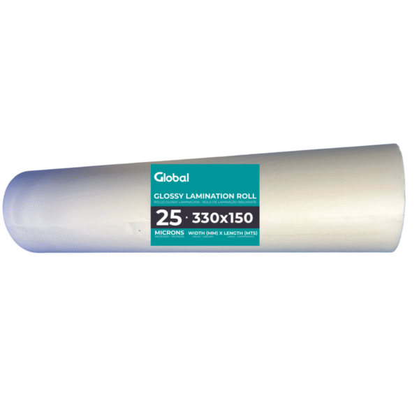Rollo para Laminar Brillante 330mm x 150m 25 micronoes – Acabado Profesional y Resistente