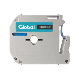 Cinta Ribbon Rotuladora Mk521 Negro sobre azul 9mm