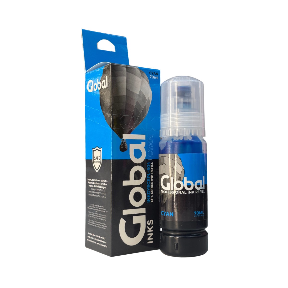 Tinta Premium Epson L Series Tipo Original T504/544 EcoTank Dye 70 cm3