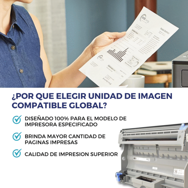 Drum DR350 Alternativo – Calidad Profesional para Impresoras Brother - Imagen 9