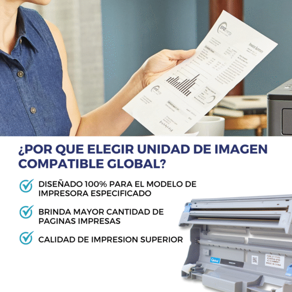 Modulo de Imagen Cilindro Compatible con Brother DR620 para HL5340 5350 5370 DCP8080 - Imagen 10