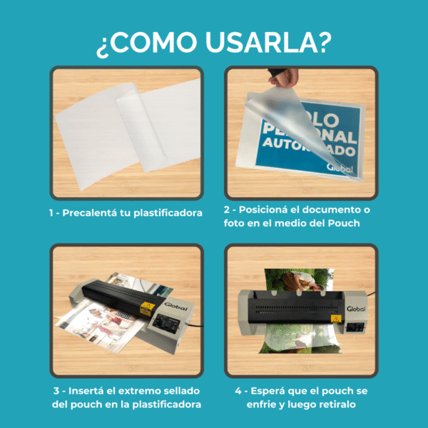 Laminadora y Plastificadora Profesional Heavy Duty en Caliente y Frío de 75 a 250 Mic con Ancho Máximo 330mm A3 - Imagen 7