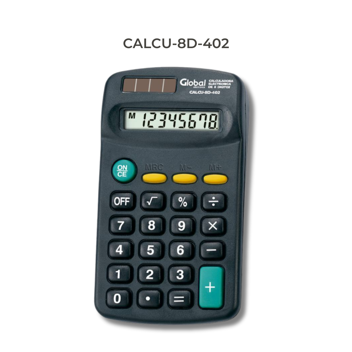 Calculadora De Bolsillo De 8 Dígitos Plastica Negra - Imagen 9