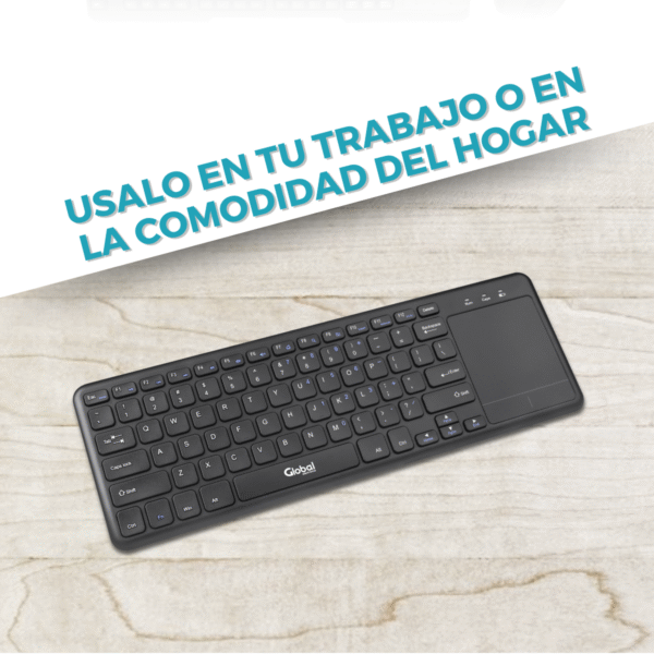 Teclado y Mouse Unificado Combo Inalámbrico Negro Precisión y Comodidad en 2.4GHz - Imagen 10