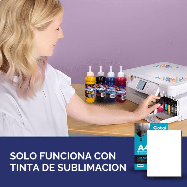 Papel para Sublimación Tricapa Premium 95% Transferencia en resma - Imagen 5