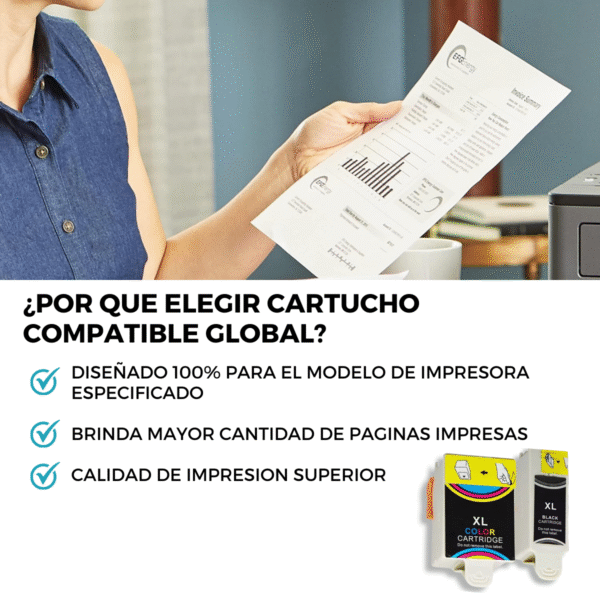 Tinta Kodak 30XL Negro Compatible – Alto Rendimiento, Mayor Duración - Imagen 9