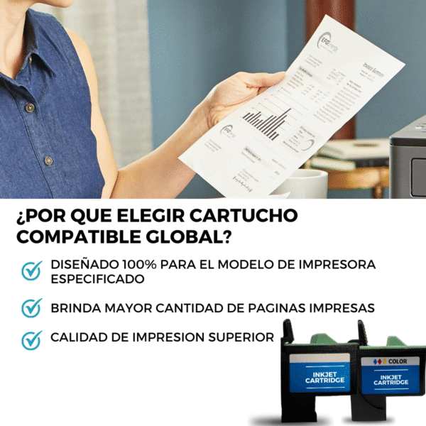 Cartucho Compatible Lexmark 16XL Negro – Más Tinta, Más Páginas - Imagen 9
