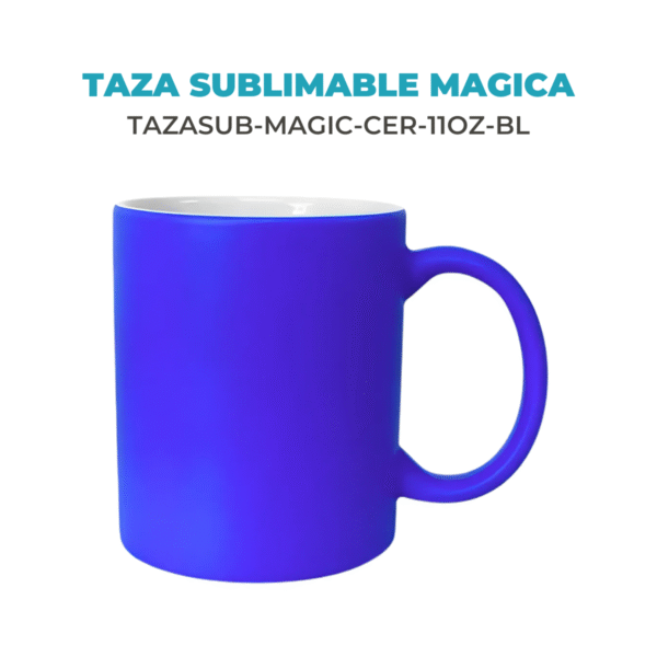 Taza Sublimable Magica Cambia Color con Temperatura Matte de 11oz - Imagen 6