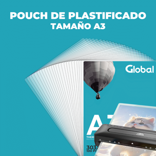 Pouch para Plastificar A3 303X426MM – 150 Micrones de Resistencia Superior - Imagen 2