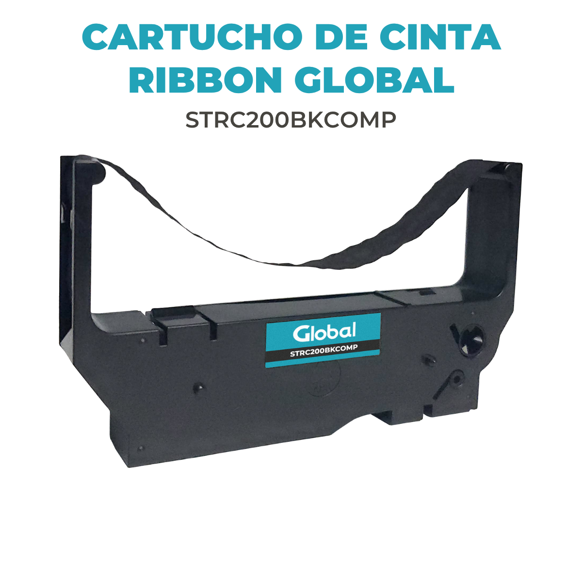 Cinta Ribbon Compatible Star SP 200 Color Negro - Imagen 3