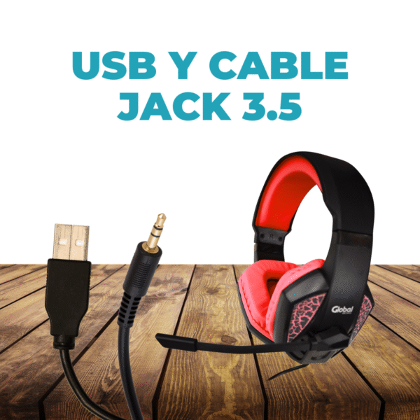 Auricular Gamer con Microfono y Luces EPGMR148 - Imagen 2