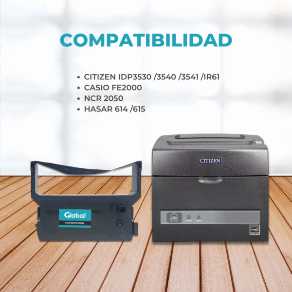 Cinta Controlador Fiscal Citizen Dp600 Purpura - Imagen 2