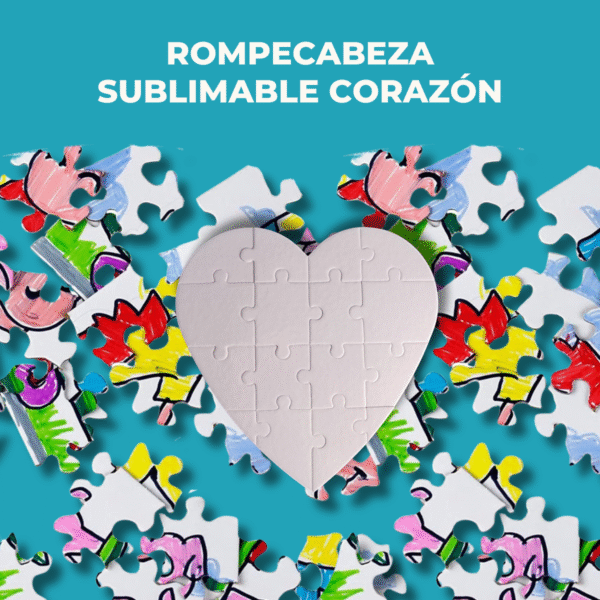 Rompecabeza de Cartón para Sublimar 16/40 Piezas - Imagen 4
