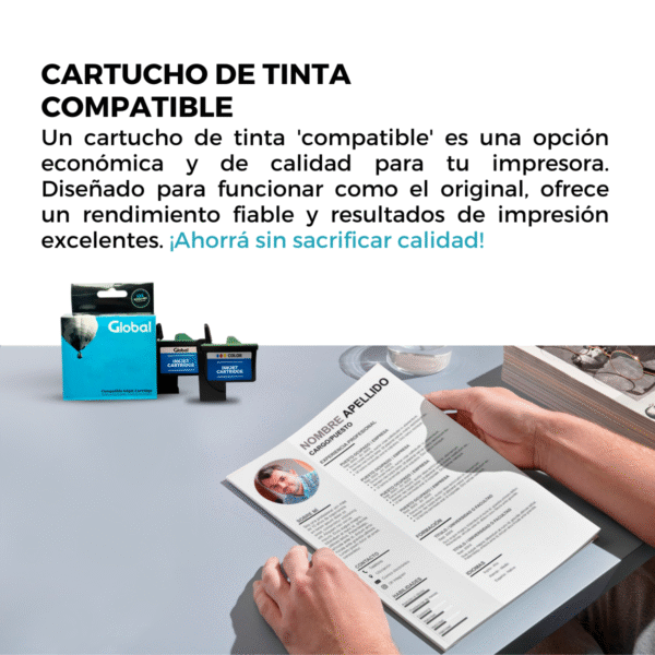 Cartucho Compatible Lexmark 16XL Negro – Más Tinta, Más Páginas - Imagen 2