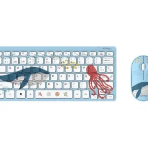 Mini Combo Inal 2.4Ghz Ultra Slim Kids Azul Netmak