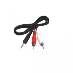 Cable de Audio 3.5mm a 2 RCA de 2 Metros