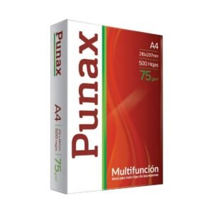 Resma A4 Papel Punax 75grs 500 Hojas Para Inkjet Oficina