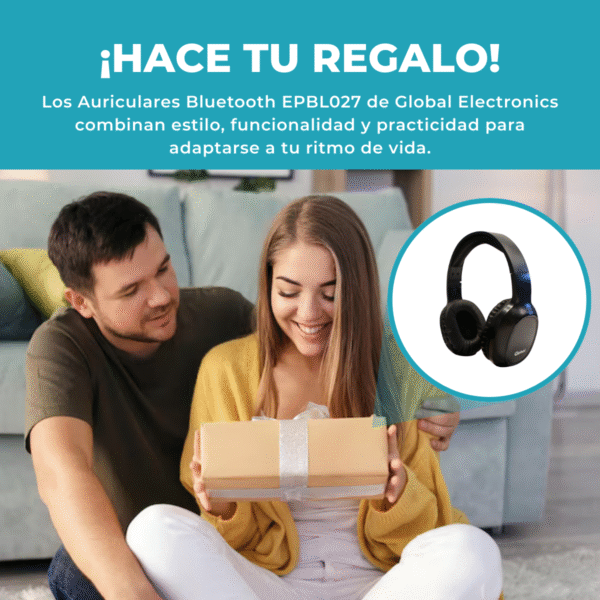 Auriculares inalámbricos EPBL027: sonido y comodidad - Imagen 6