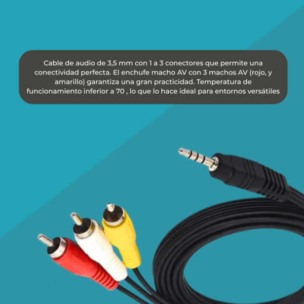 Cable RCA a Mini Plug Jack 3.5mm - Imagen 6