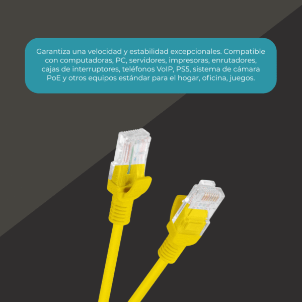 Cable De Red Utp 5 Metros Rj45 Cat 5e Patch Cord Ethernet - Imagen 7