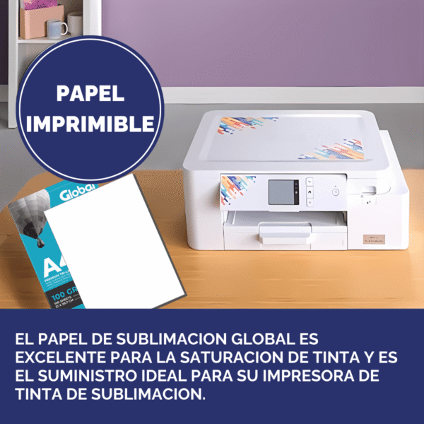 Papel para Sublimación Tricapa Premium 95% Transferencia en resma - Imagen 7