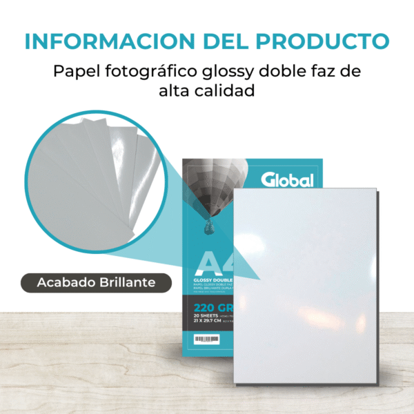 Papel Foto A4 Glossy Bifaz – El Doble de Calidad - Imagen 5